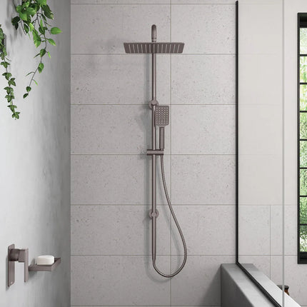 Fienza Tono Twin Shower Gun Metal Grey ,