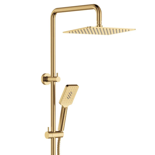 Fienza Tono Twin Shower Brass Gold ,