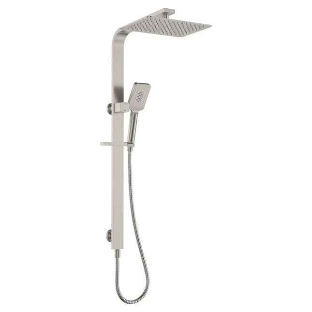 Fienza Tono Deluxe Twin Shower Brushed Nickel