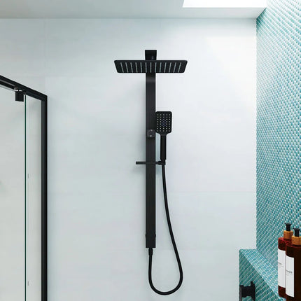 Fienza Tono Deluxe Twin Shower Matt Black