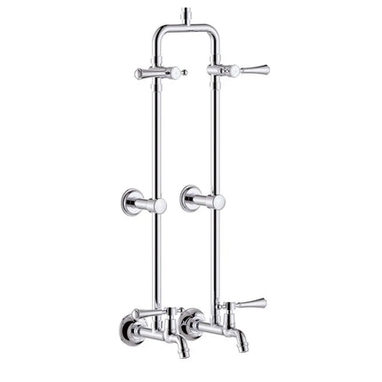 Fienza Lillian Lever Exposed Rail Shower & Bath Set Chrome ,