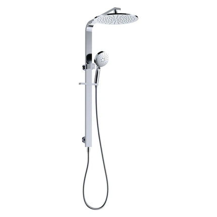 Fienza Empire Chrome  Slim Deluxe Twin Rail Shower