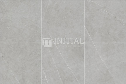 Marble Look Tile Pedro Light Grey Matt 600X600 ,