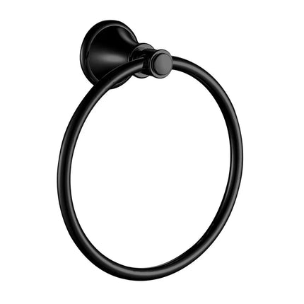 Ikon Clasico Hand Towel Ring Matt Black