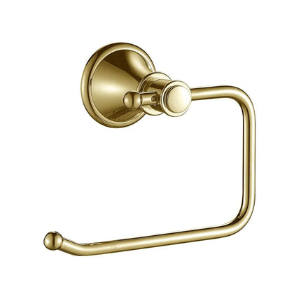 Ikon Clasico Toilet Roll Holder Brushed Gold