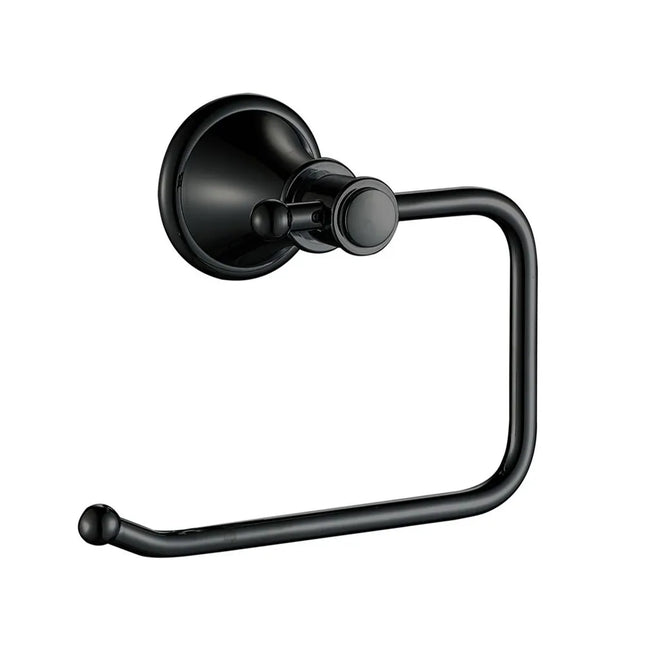 Ikon Clasico Toilet Roll Holder Matt Black