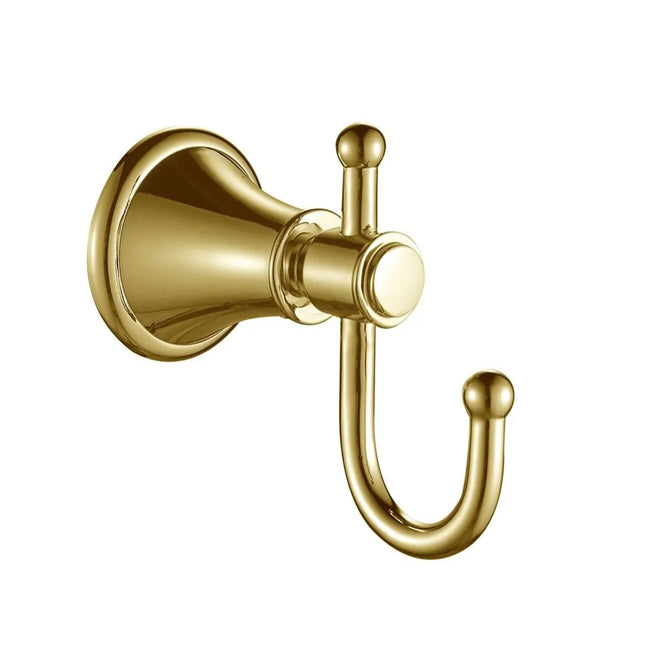 Ikon Clasico Robe Hook Brushed Gold