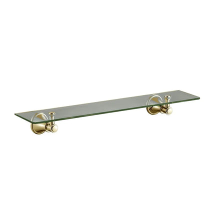 Ikon Clasico Glass Shelf Brushed Gold