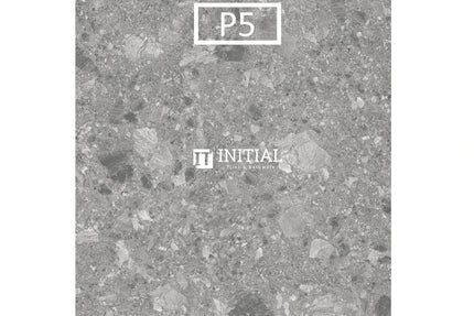 Outdoor Terrazzo Dark Grey External 600X600 ,