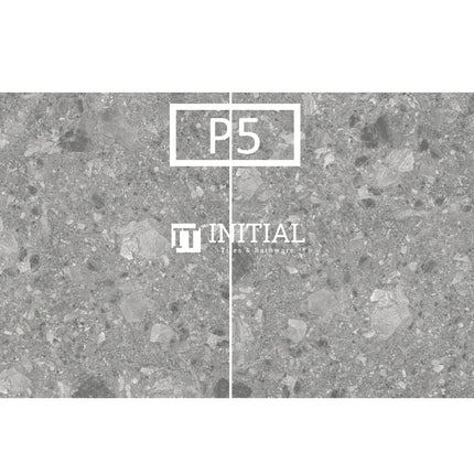 Outdoor Terrazzo Dark Grey External 600X600 ,