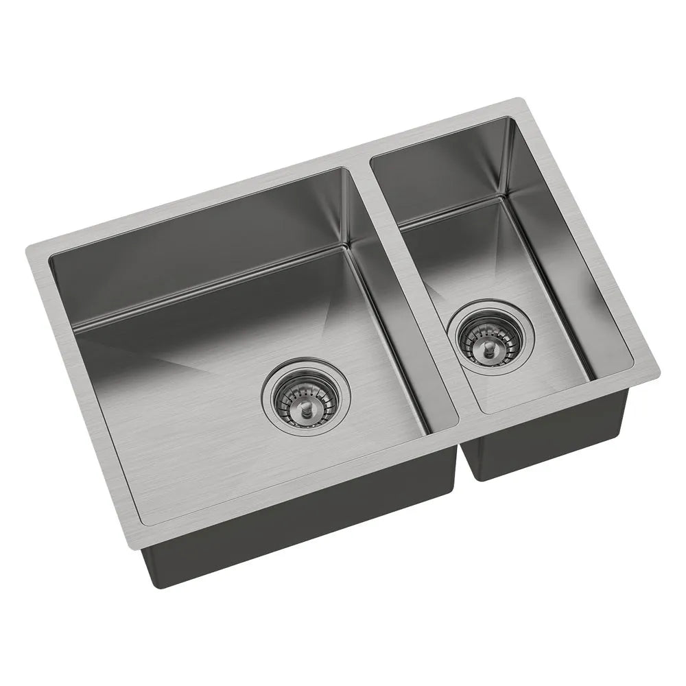Fienza Hana 30L/15L Double Kitchen Sink Kit ,