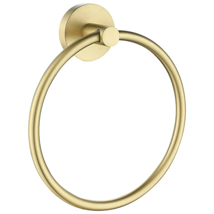 Otus Towel Ring Brushed Gold