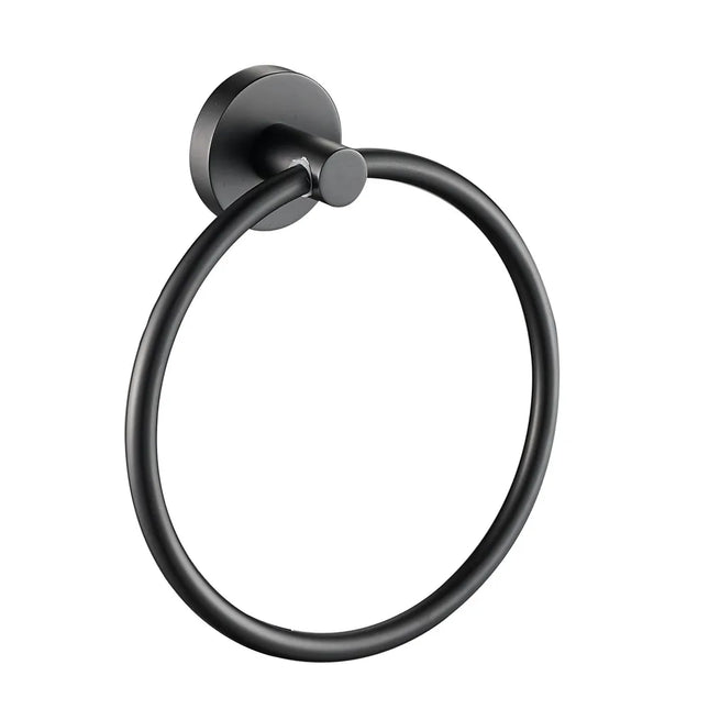 Otus Towel Ring Gun Metal Grey