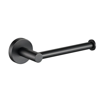 Otus L-Shaped Toilet Roll Holder Matt Black