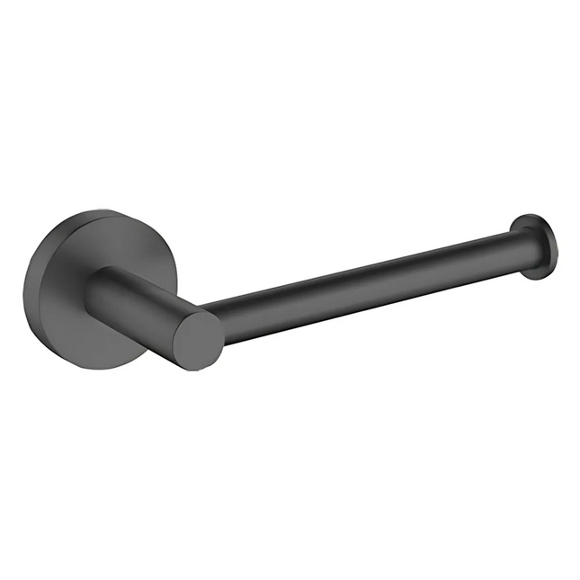 Otus L-Shaped Toilet Roll Holder Gun Metal Grey