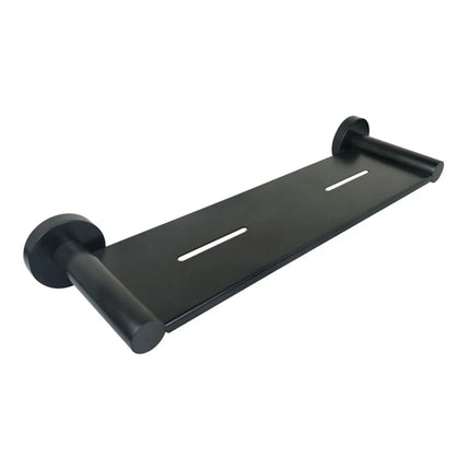 Otus Round Brass Shelf Matt Black