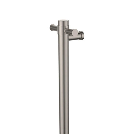 Fienza Isabella Vertical Heated Towel Rail 100 x 900mm Brushed Nickel ,