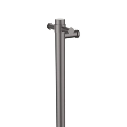 Fienza Isabella Vertical Heated Towel Rail 100 x 900mm Gun Metal Grey ,