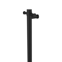 Fienza Isabella Vertical Heated Towel Rail 100 x 900mm Matte Black ,