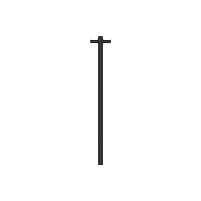 Fienza Isabella Vertical Heated Towel Rail 100 x 900mm Matte Black ,