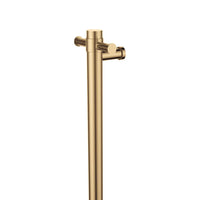 Fienza Isabella Vertical Heated Towel Rail 100 x 900mm Brass Gold ,