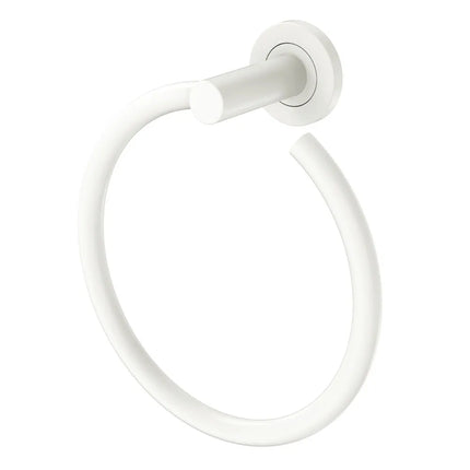 Fienza Kaya Matte White Hand Towel Ring ,