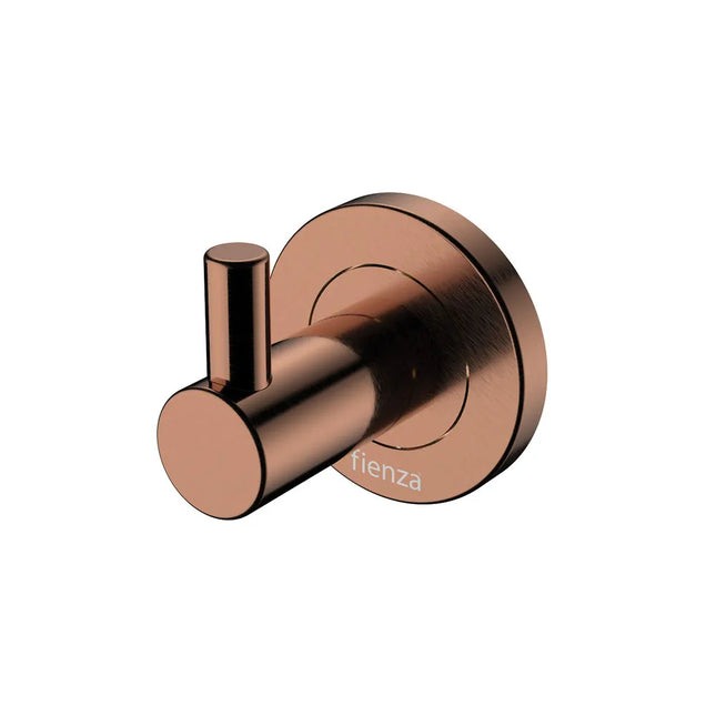 Fienza Kaya Brushed Copper Single Robe Hook