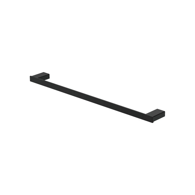 Fienza Tono Single Towel Rail Matte Black , 610mm