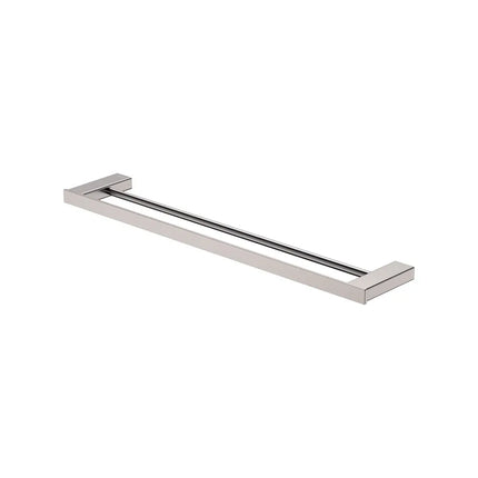 Fienza Tono Double Towel Rail Brushed Nickel , 610mm