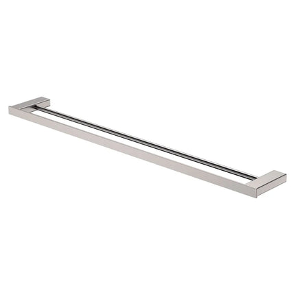 Fienza Tono Double Towel Rail Brushed Nickel , 810mm