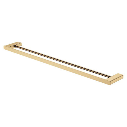 Fienza Tono Double Towel Rail Brass Gold , 810mm