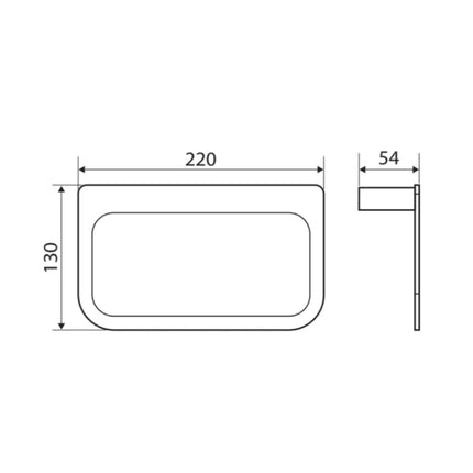 Fienza Lincoln Chrome Hand Towel Holder ,