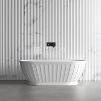 Otti Avoca Fontana 1500 Freestanding Bath, Matte White , Default Title