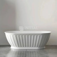 Otti Avoca Fontana 1500 Freestanding Bath, Gloss White ,
