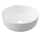 Allure Dimple Basin 360mm Matt White