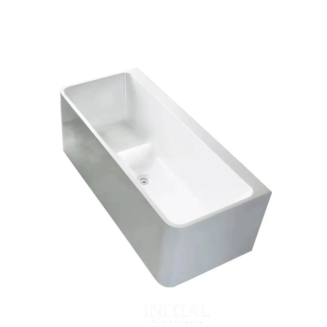 Meba 1500 Back To Wall Bathtub Non-Overflow Gloss White 1500X740X580 ,