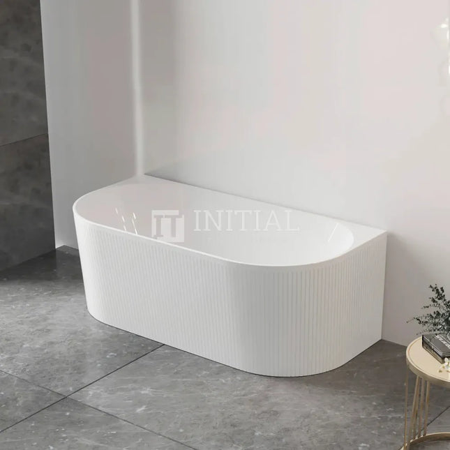 Otti Avoca Massa 1700 Back To Wall Bath, Matte White ,