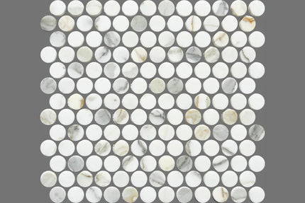 Avon Calacatta Gold Penny Round Honed 23X23