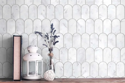 Avon Carrara White Feather Honed 50X103