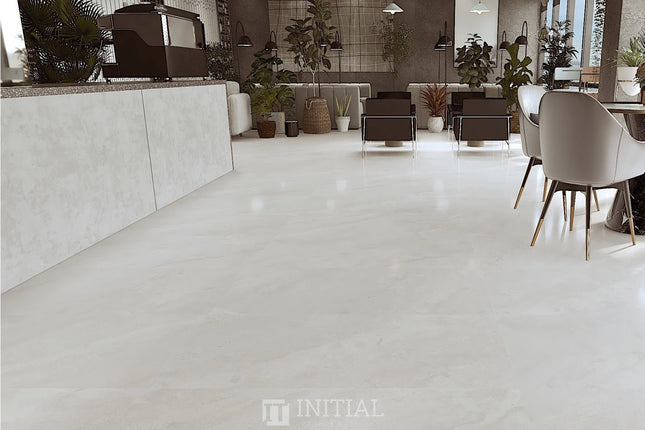 Marble Look Tile Austral White Matt 600X1200 ,