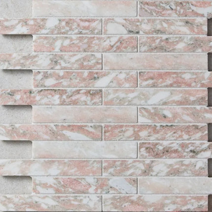 Halo Mosaic Brick Norwegian Pink Honed 23X148