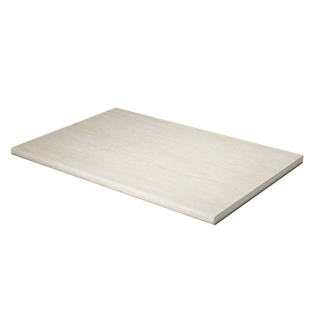 Cava Bianco Bullnose Round Edge 400X600X20 ,