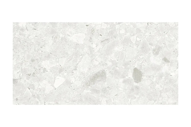 Terrazzo Look Water Stone Silver Matt 300X600