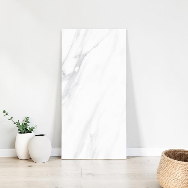 Marble Look Tile Arctic White Polished 300X600 ,