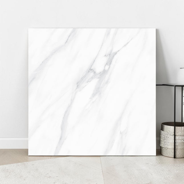 Marble Look Tile Arctic White 600X600 Soft Matte / Polished ,