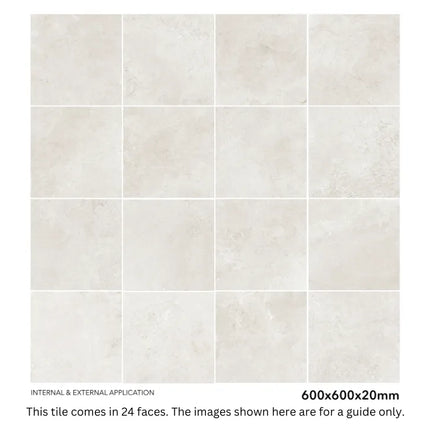 Cirrus Cream Paver 600X600X20