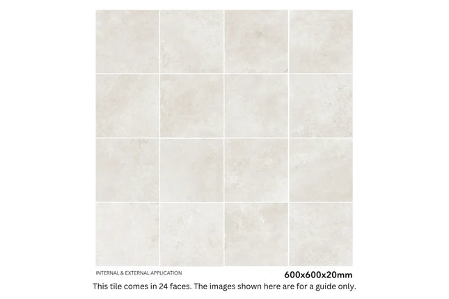 Cirrus Cream Paver 600X600X20