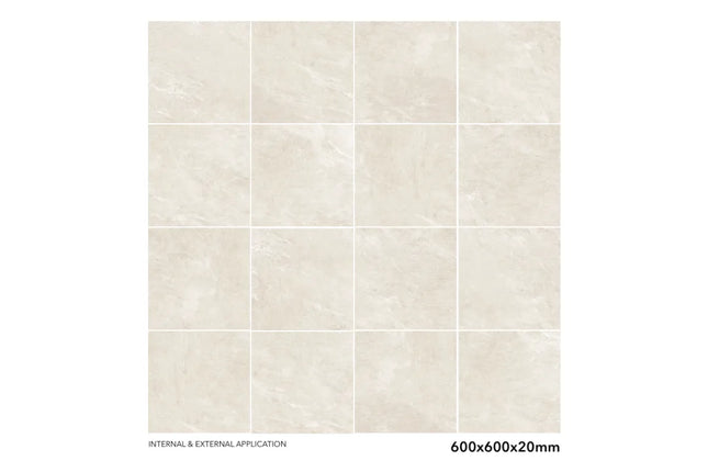 Stony Cream Paver 600X600X20