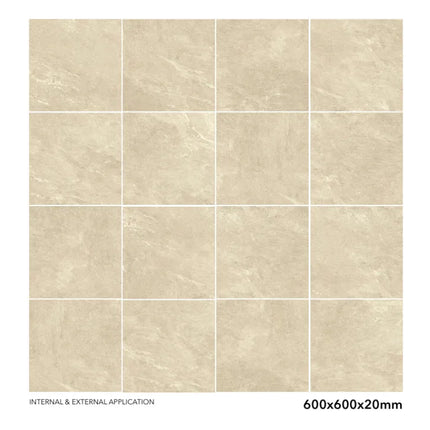 Stony Beige Paver 600X600X20