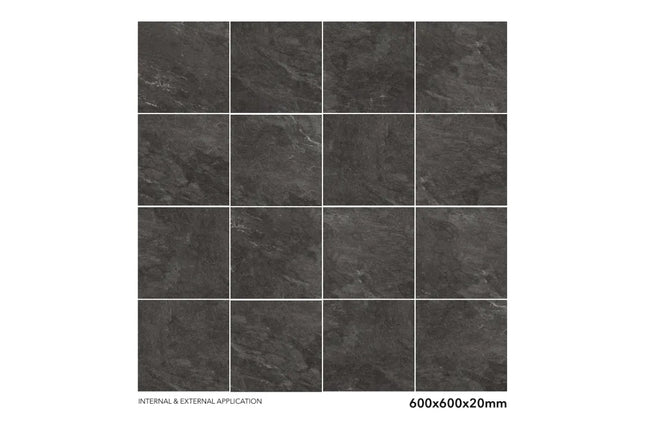 Stony Nero Paver 600X600X20